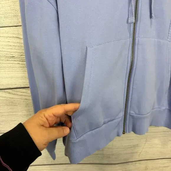 Rip Curl Women's Periwinkle Zip Up Hooded Soft Jacket Size Small - Picture 2 of 9